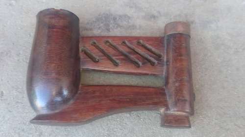 RARE FIND FOR THE PIPE COLLECTORS, BOER WAR PIPE MADE AS P.O.W.SADLY NOT SIGNED.
