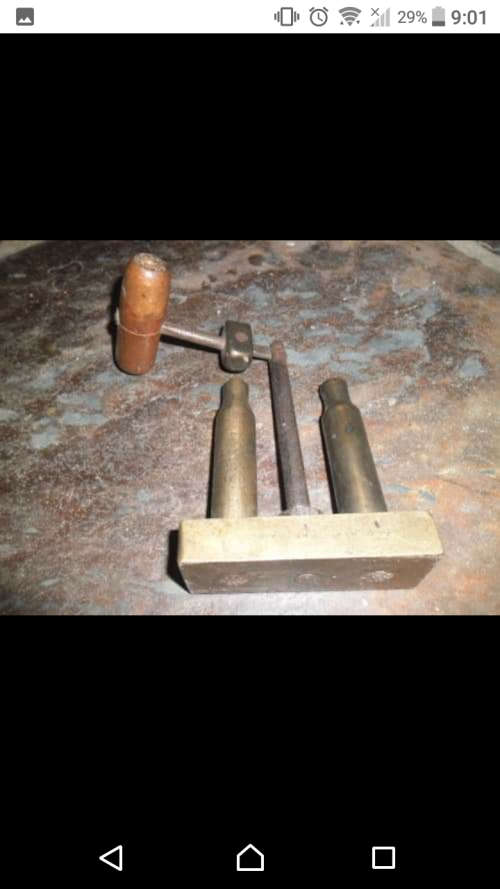 Vintage bullet reloader.sold as found