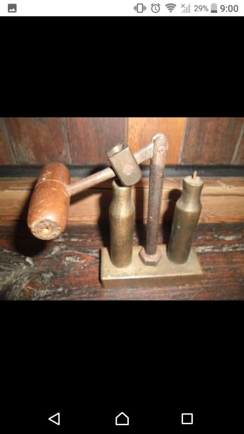 Vintage bullet reloader.sold as found