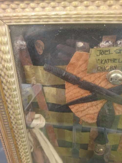 RARE PIECE made after the famous kick of Joel Stransky in the 1995 world cup.