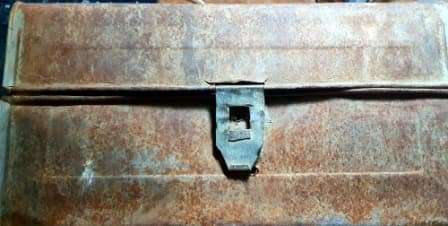 1903 SHELL MOTOR SPIRIT 4 IMPERIAL GALLONS CAN CONVERTED INTO `TROMMEL`