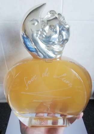 HUGE!! HUGE SISLEY `SOIR DE LUNE` SHOP ADVERTISING PERFUME BOTTLE 310 X 240 X 80mm