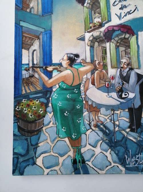 Original ronald West painting 30cm x 40cm