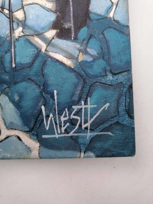 Original ronald West painting 30cm x 40cm