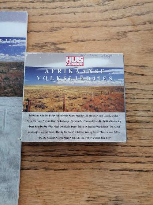 Huisgenoot Afrikaanse Volksliedjies book + cds