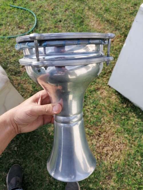 Alliminium darbuka doumbek hammered finish drum