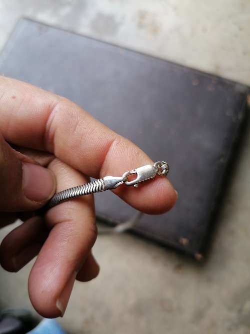 925 Italy sterling silver necklase