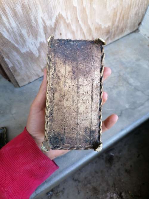 Antique tribal trinket holder