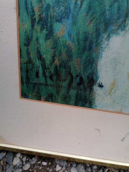 Vintage Picasso print 33cm x 46cm with frame