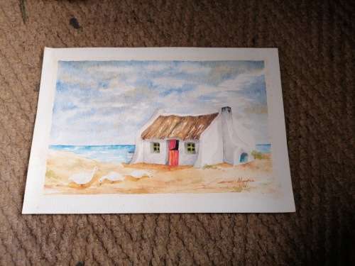 Watercolor painting by Maryna