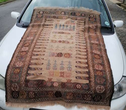 Stunning Persian Quchan Kilim