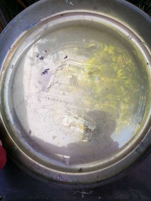 Groot brass voortrekker monument bord