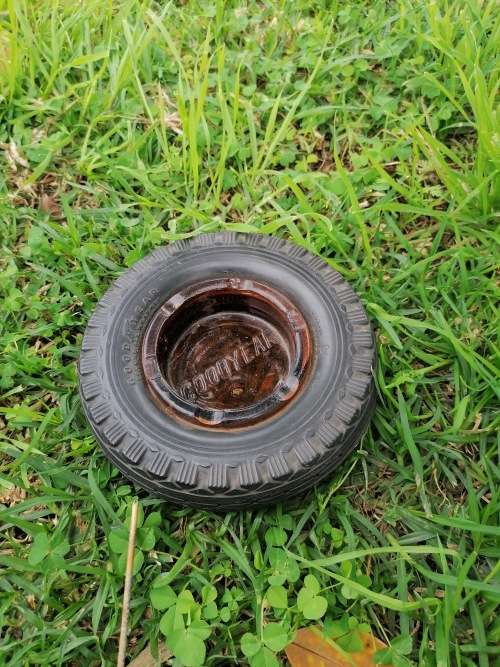 Vintage goodyear tyre ashtray