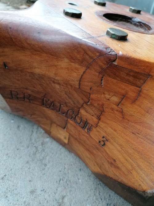 rolls royce falcon aircraft wooden propeller centerpiece