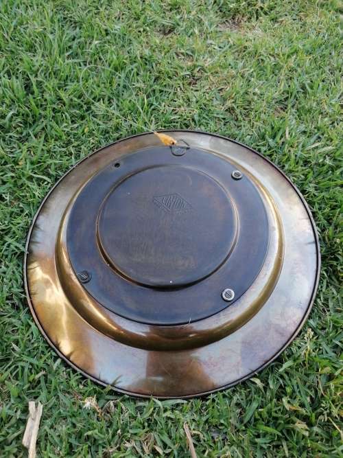 Linton ware made in England copper blue boy plate