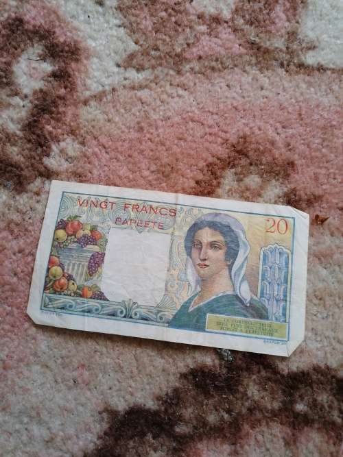 banque de l`indochine 20 francs