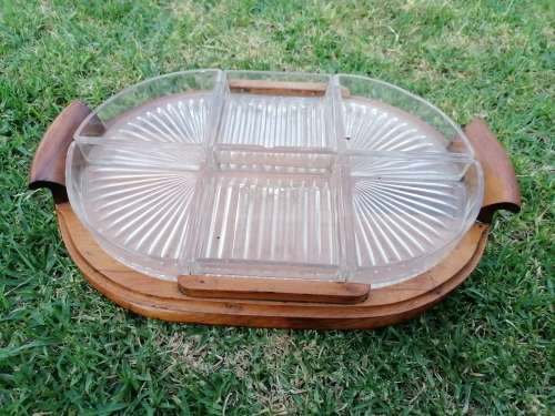 Vintage snack tray. Condition as per picture