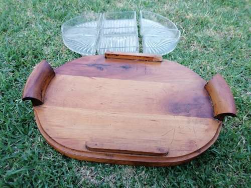 Vintage snack tray. Condition as per picture