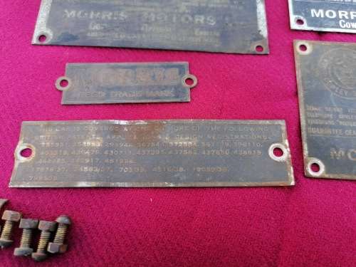 Old morris memrobilia