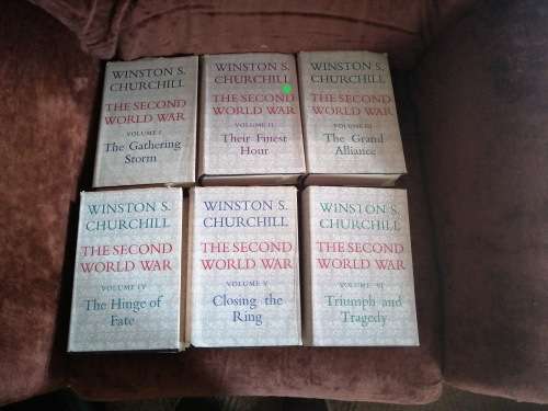 The Second World War By Winston S Churchill Volumes 1-6 By Cassell