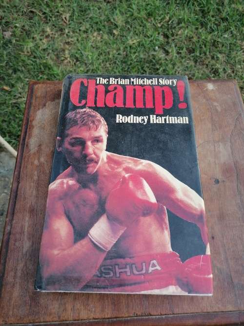 Signed Copy ** Rodney Hartman Champ! The Brian Mitchell Story with photo infront for authenticity