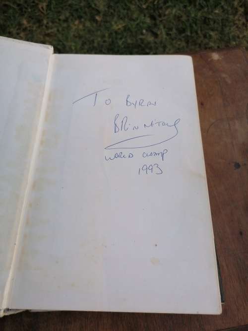 Signed Copy ** Rodney Hartman Champ! The Brian Mitchell Story with photo infront for authenticity