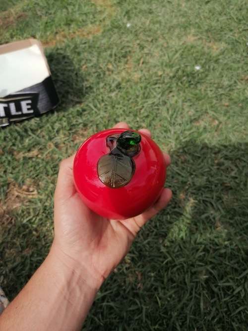 Vintage murano glass apple