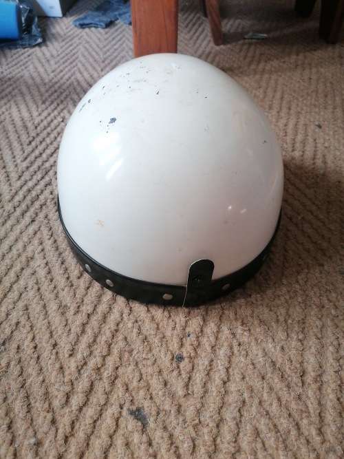 Vintage scooter helmet