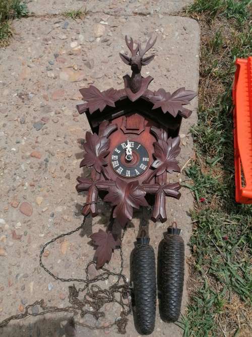 Vintage 1950`s Schatz Cuckoo Clock 8-Day