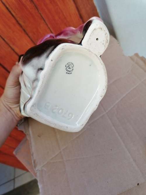 Vintage Erphila Germany Scottie Dog Terrier Dinner Ware Teapot