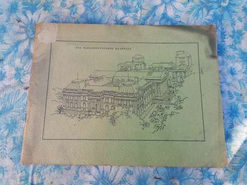 DIE PARLEMENTSGEBOU KAAPSTAD - R.J. McFARLANE, Op las van die speaker gedruk, 1964, 36 bladsye, ex-b