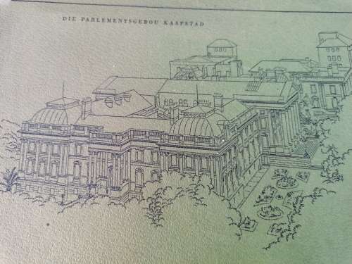 DIE PARLEMENTSGEBOU KAAPSTAD - R.J. McFARLANE, Op las van die speaker gedruk, 1964, 36 bladsye, ex-b