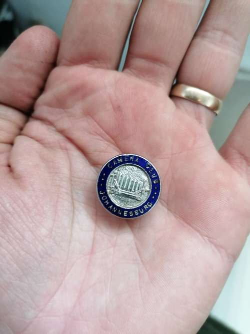 enamel camera club Johannesburg badge