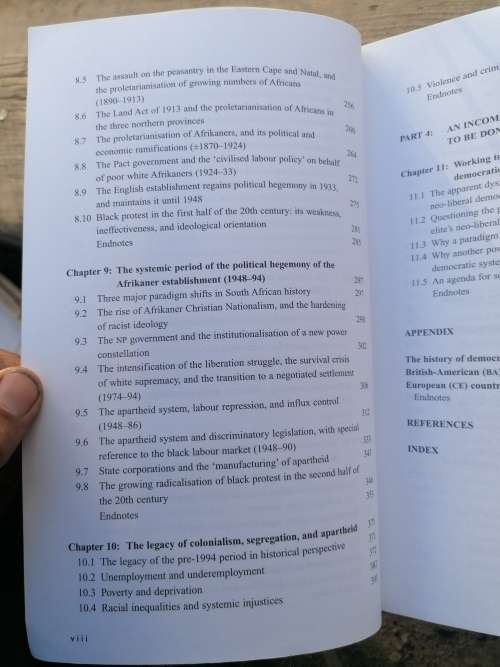 A history of inequality in South Africa 1652-2002