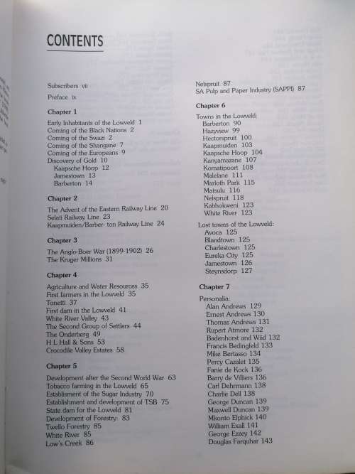 Pioneers of the Lowveld  Hans Bornman