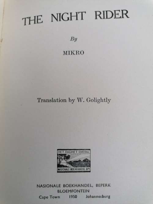 the night rider by mikro 1950