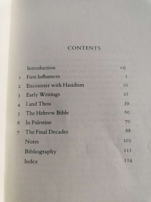 Buber (Jewish Thinkers) by Pamela Vermes