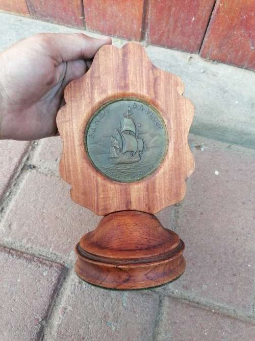 Launch of SAS Emily Hobhouse 1971 medallion