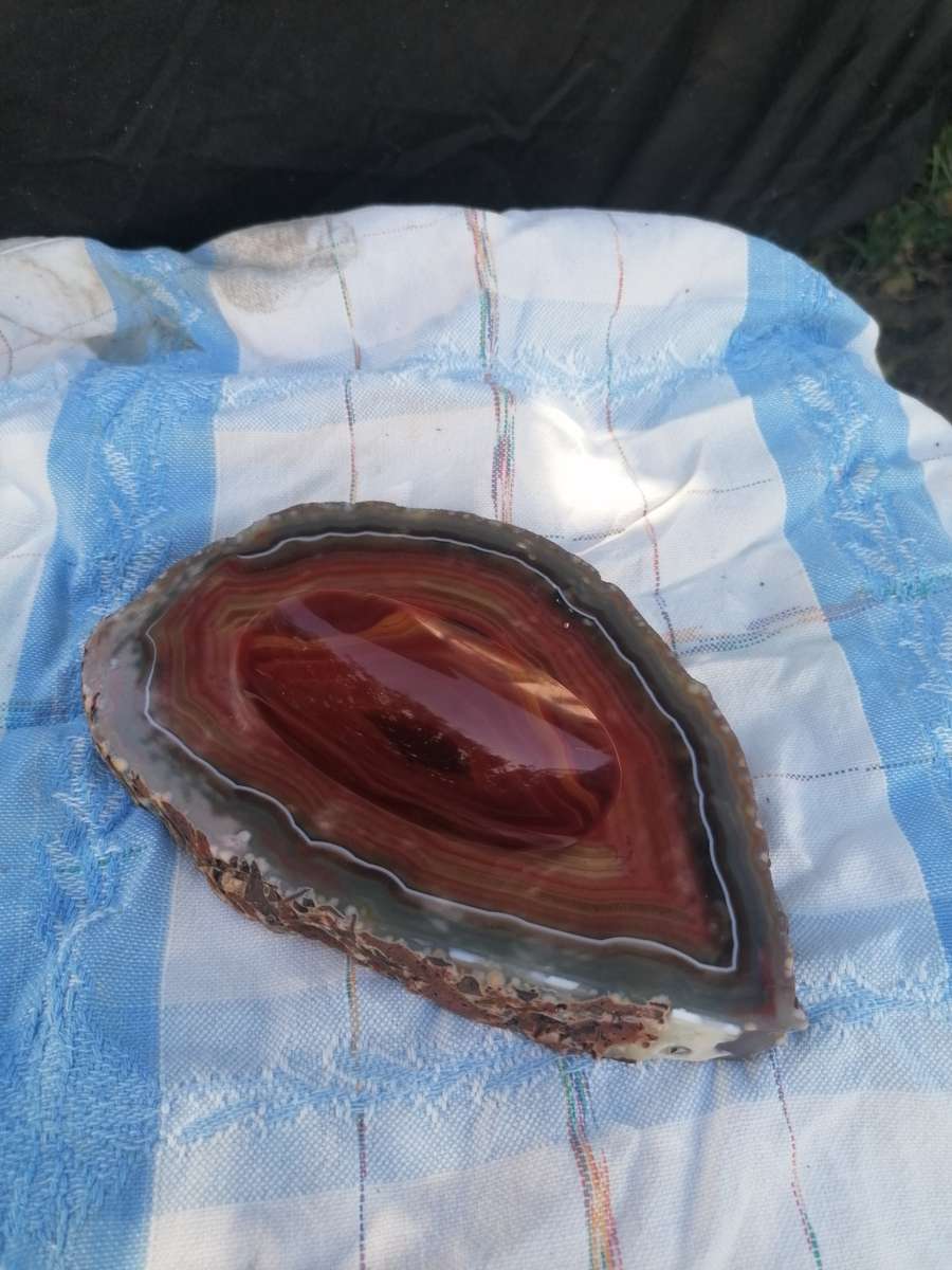 Lovely agate ashtray