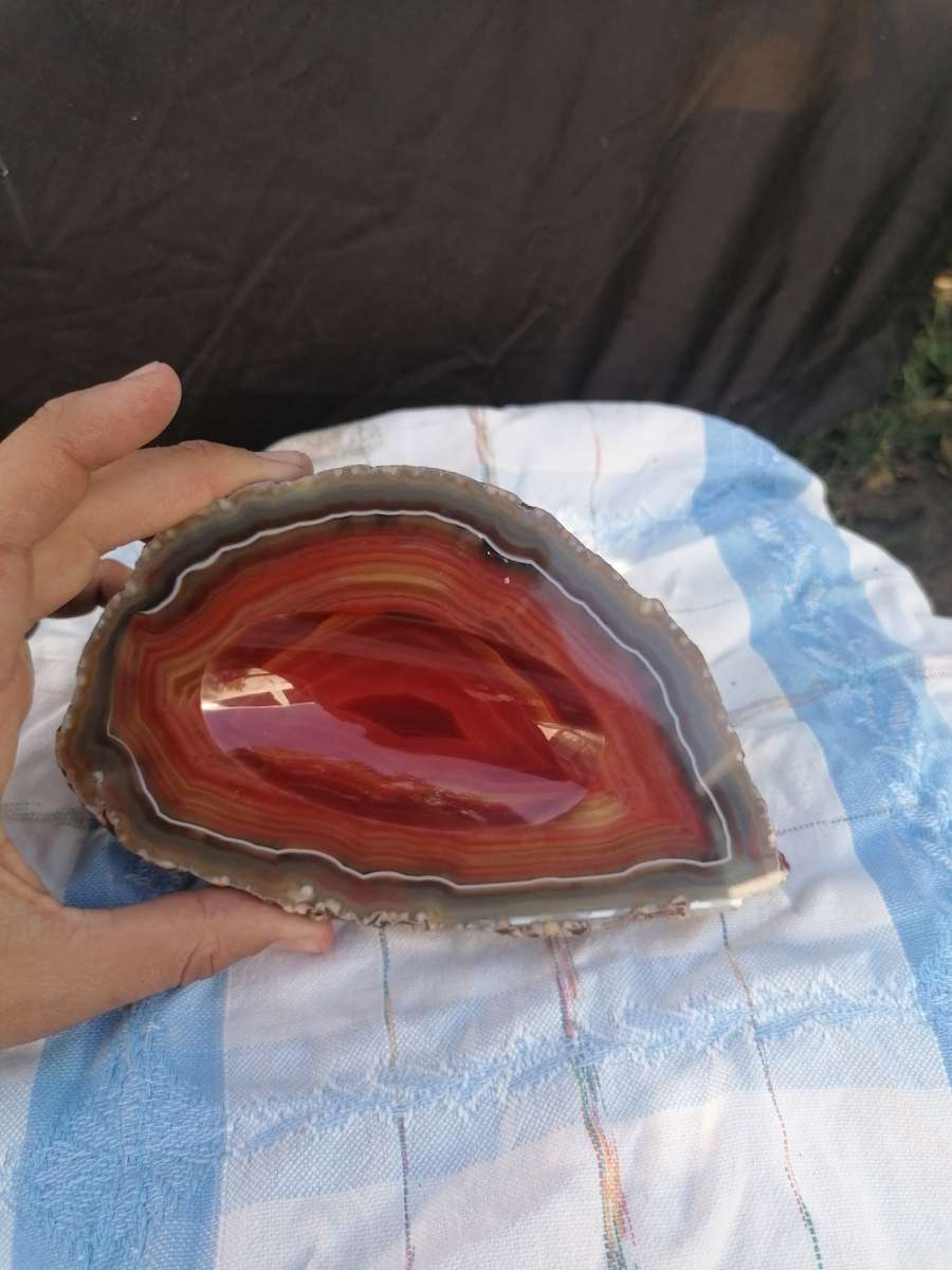 Lovely agate ashtray