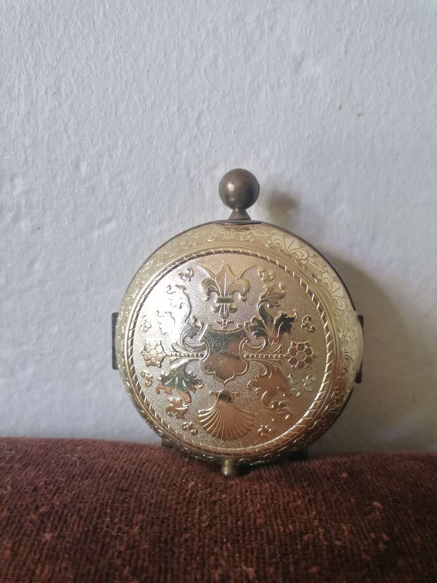 20C Miniature German Goldbuhl Travel Clock