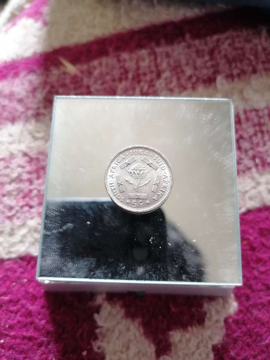 Silver south african 1964 5c