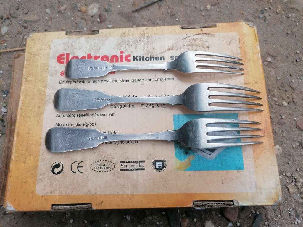 Antique sterling silver forks