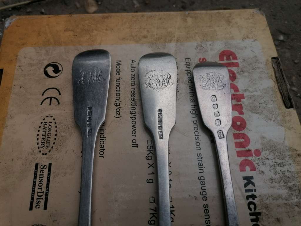 Antique sterling silver forks