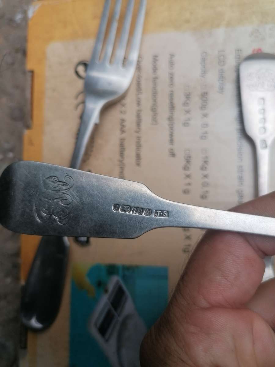 Antique sterling silver forks