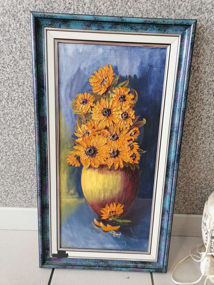 Stunning framed painting.