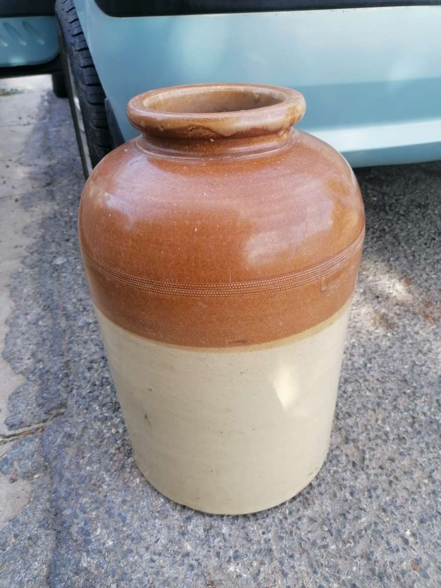 Large antique Stoneware Pot