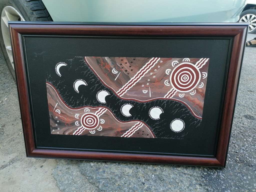 Maria Moss Painting with Certificate of Authenticity by Argyle Gallery Sydney