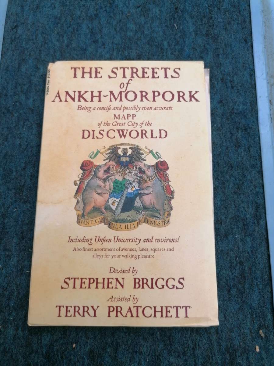 The Streets of Ankh-Morpork Book by Stephen Briggs and Terry Pratchett