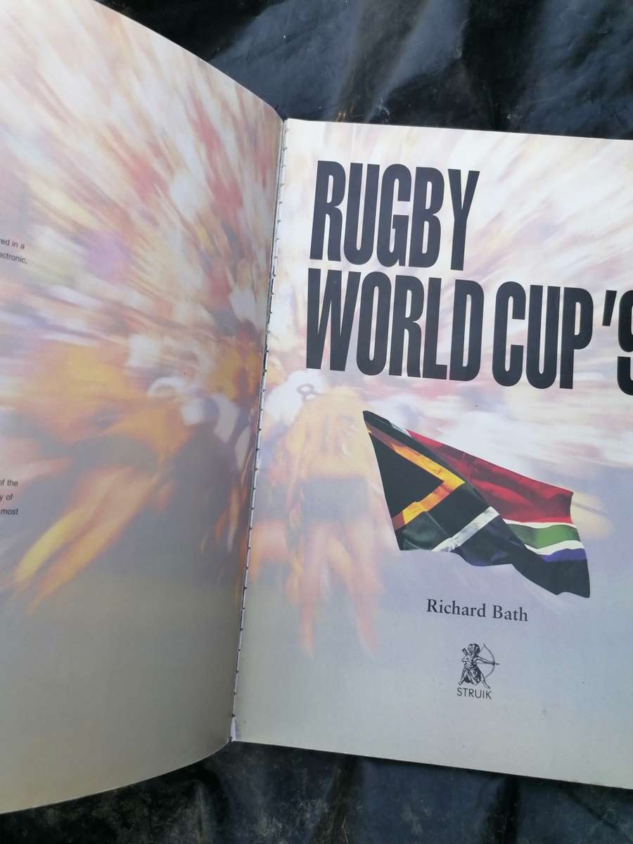 Rugby World Cup 1995 book. First page lose